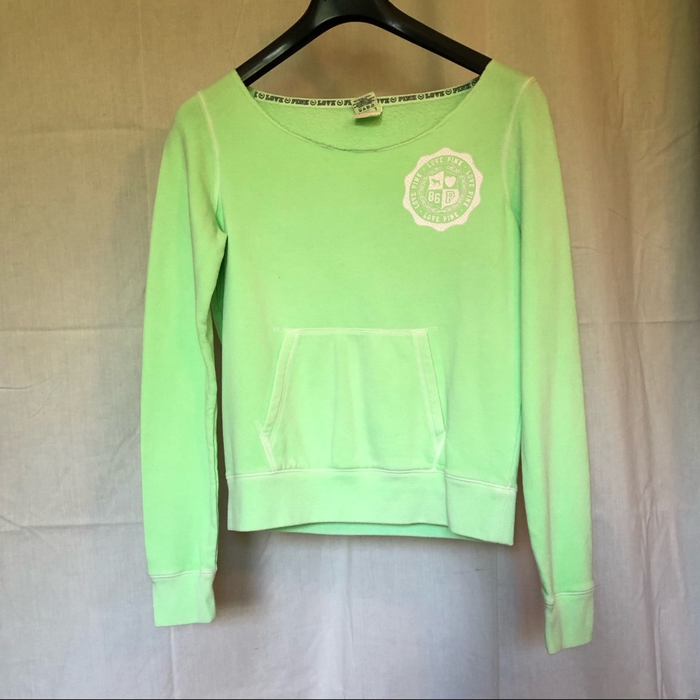 Neon Green PINK Sweater
